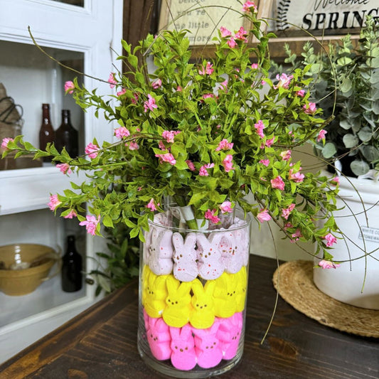 Fun Easter Centerpiece Created with Peeps