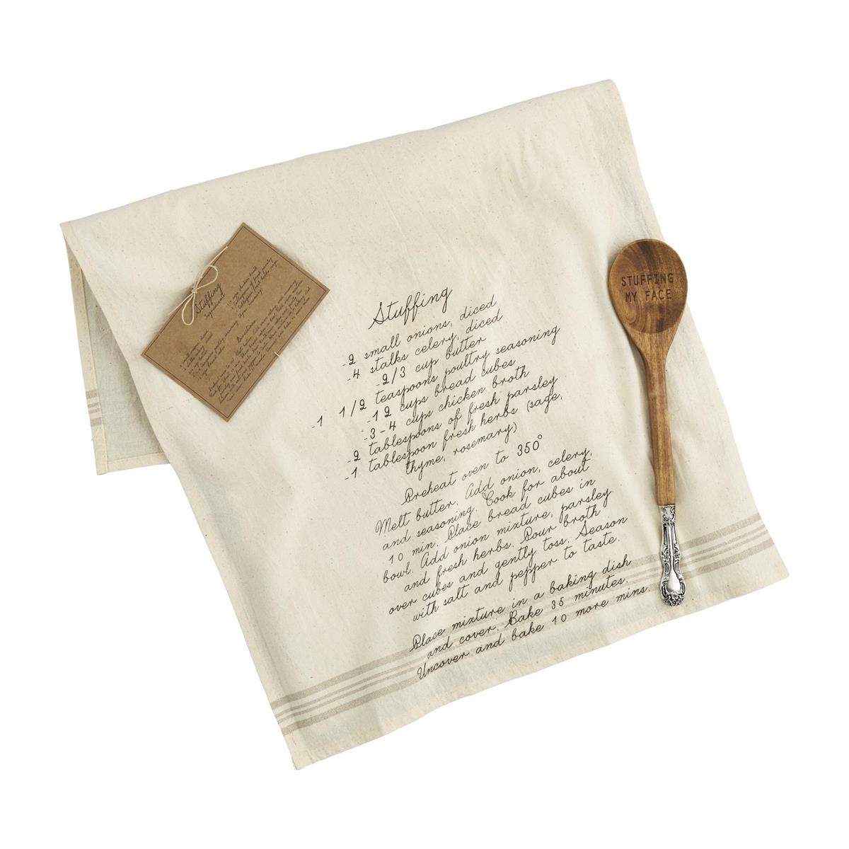 STUFFING RECIPE TOWEL SET