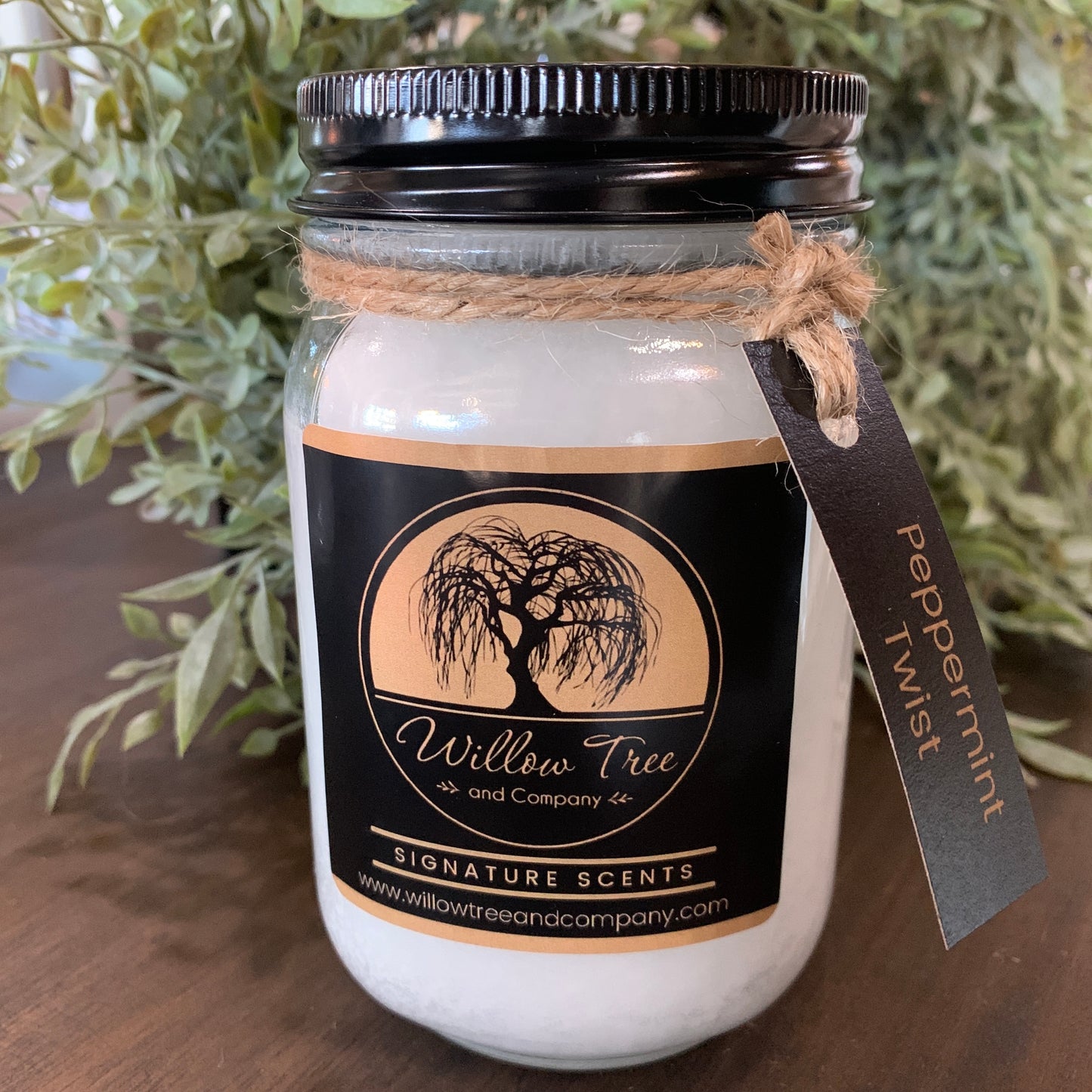Twisted Peppermint Candle