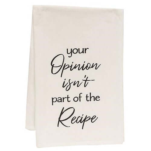 Your Opinion Dish Towel