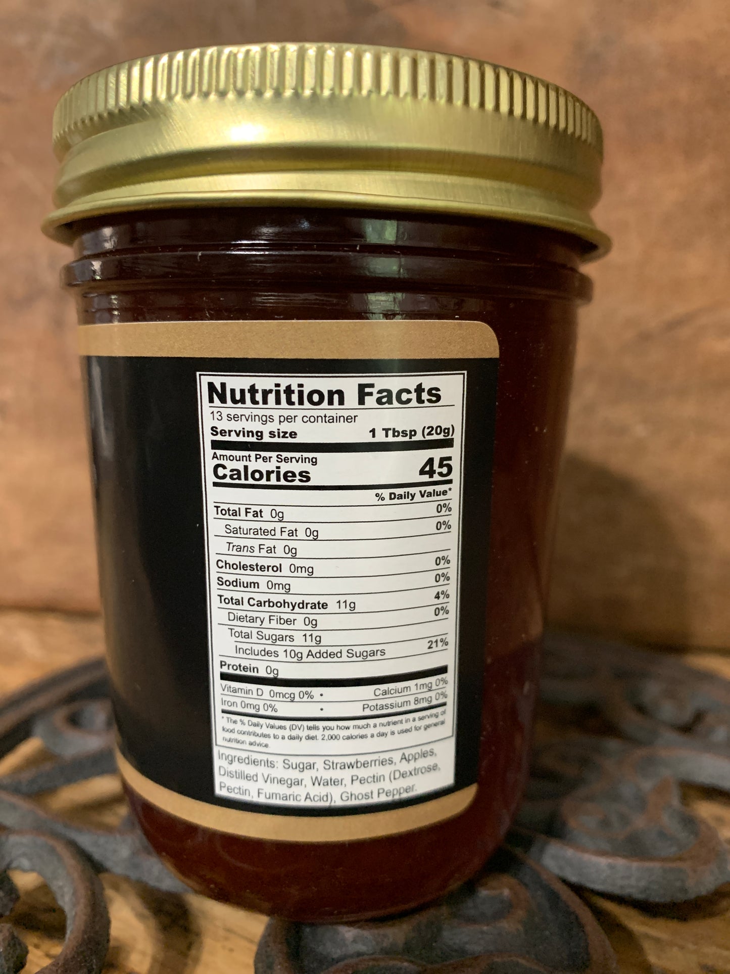 Strawberry Apple Ghost Pepper Jam