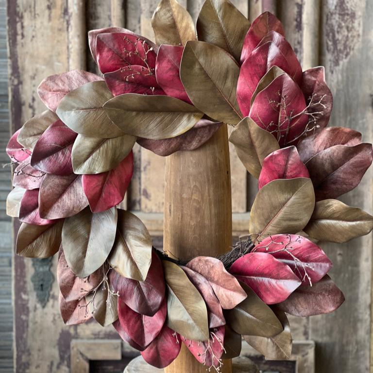 Beautiful Burgundy Christmas Wreath hotsell 26