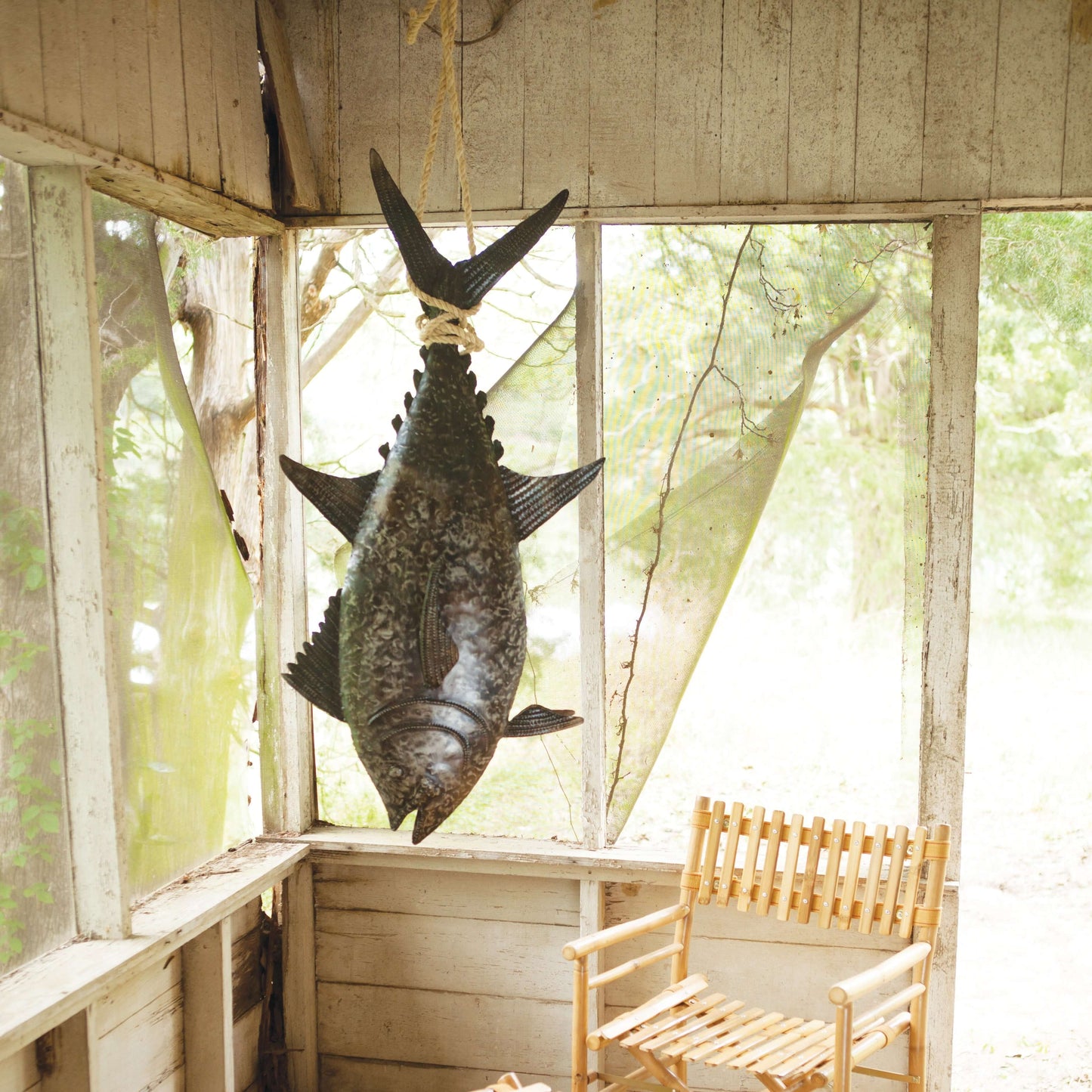 Metal Tuna Decor