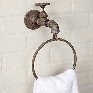 Water Spigot Towel Ring - Set of 2#shop_name