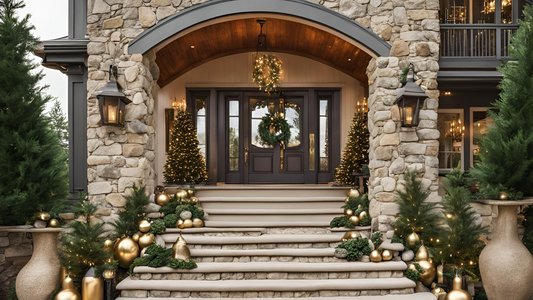 Creating a Welcoming Holiday Entrance