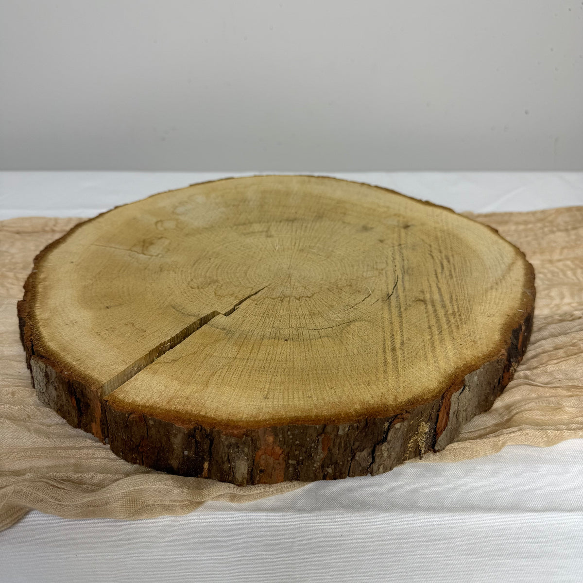 Rustic Wood Charger - Wood Slab