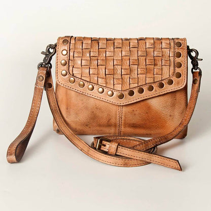 Crossbody Genuine Leather Gray Bag