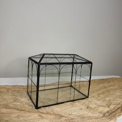 Glass Wedding Card Box with Slot