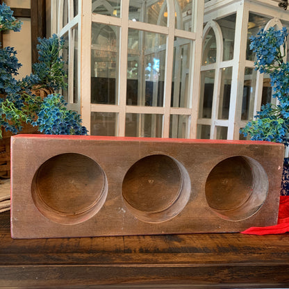 Red 2 Hole Cheese Mold
