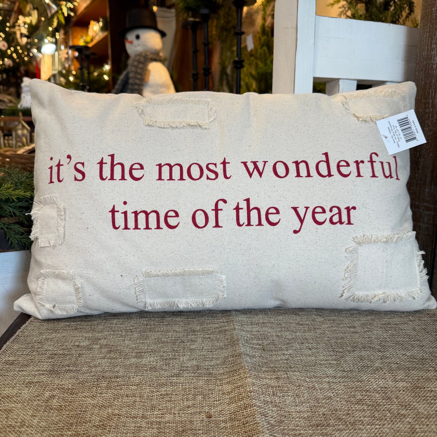 The Most Wonderful Time of the Year Pillow