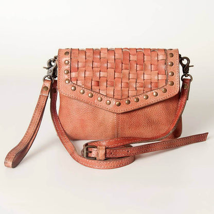 Crossbody Genuine Leather Gray Bag