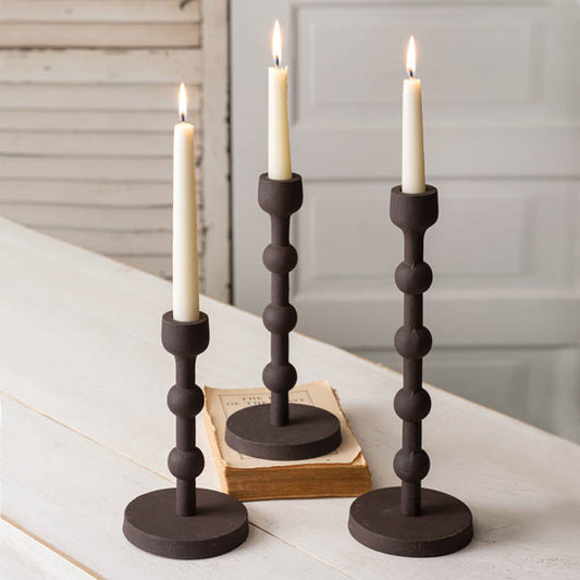 Laurel Candle Holders - Set of 3