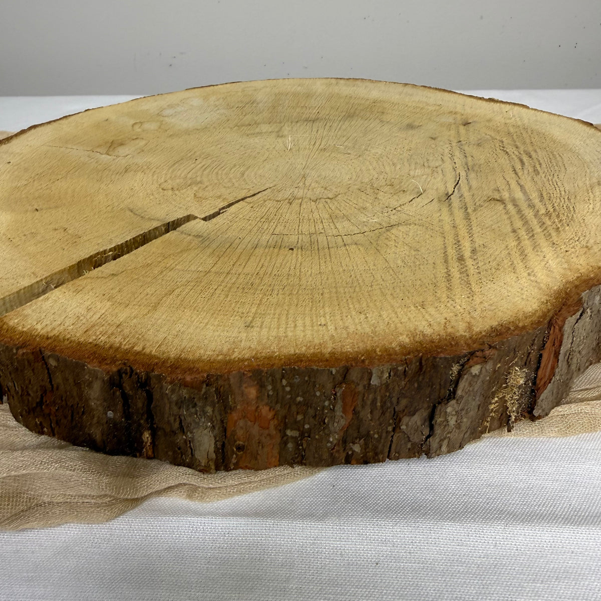 Rustic Wood Charger - Wood Slab