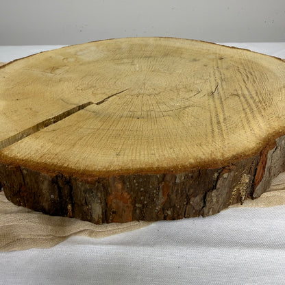 Rustic Wood Charger - Wood Slab