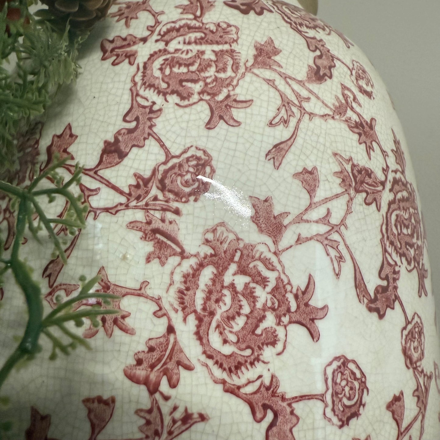 Red Heritage Vase