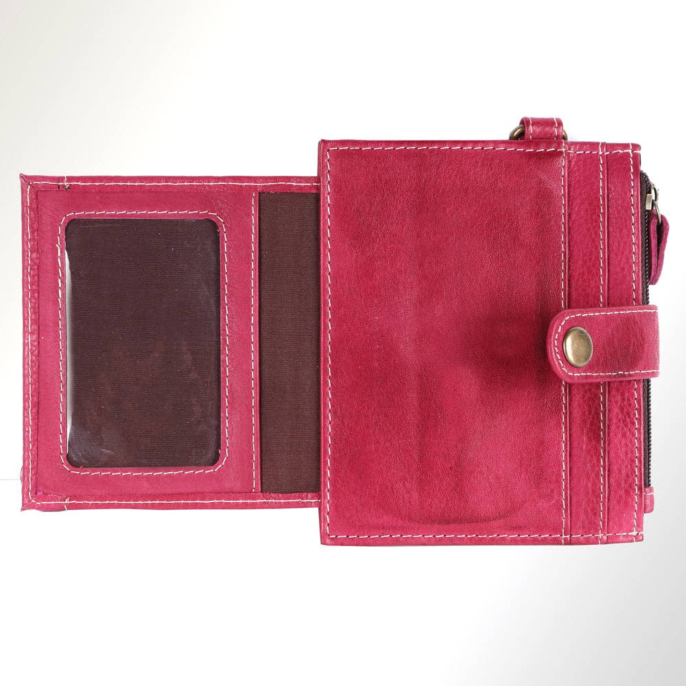 Wallet Genuine Leather - Red