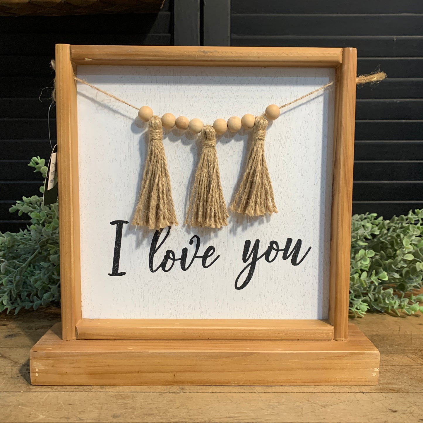 I Love You Tabletop Sign