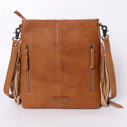 Crossbody Fringed Genuine Leather Handbag