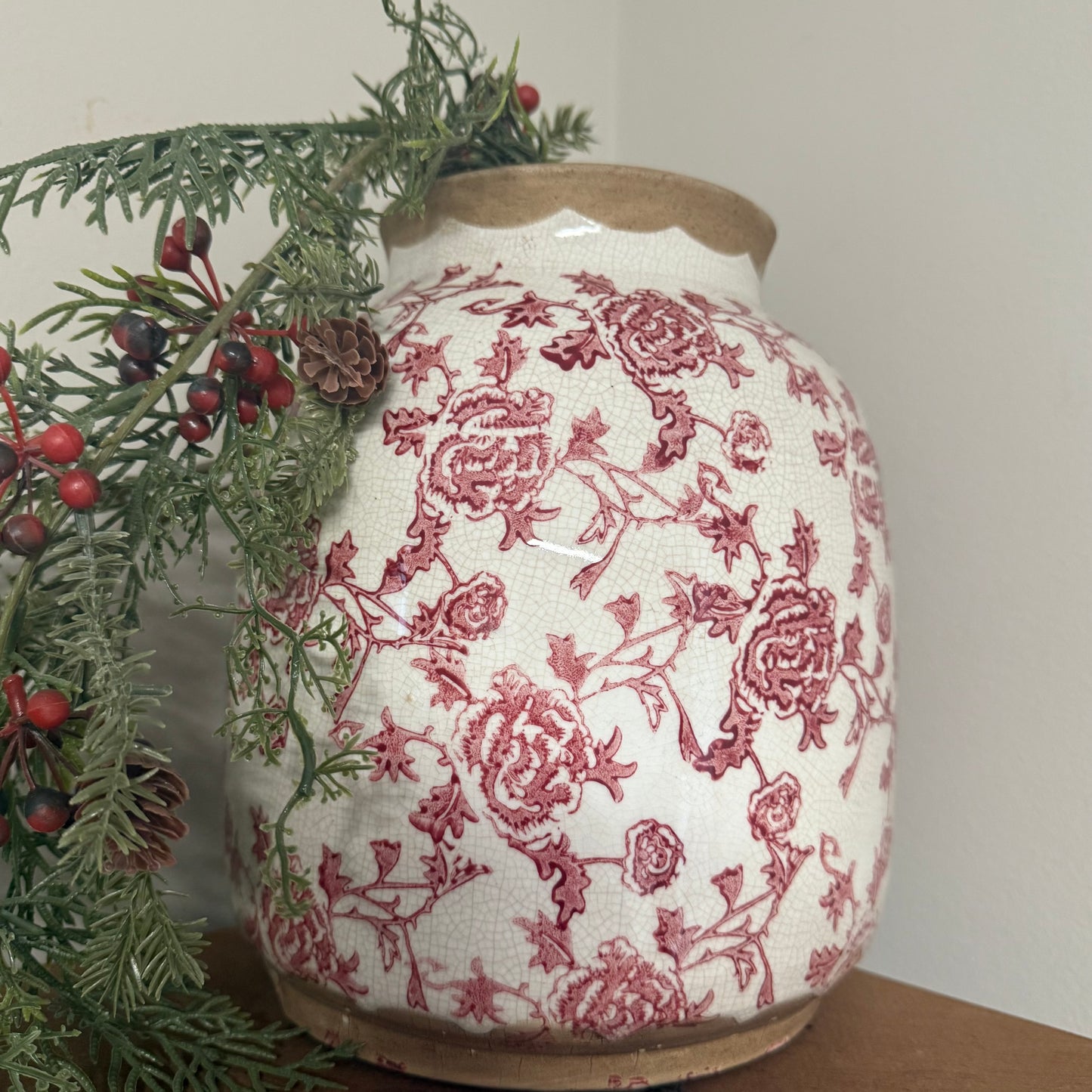 Red Heritage Vase