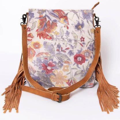 Crossbody Fringed Genuine Leather Handbag