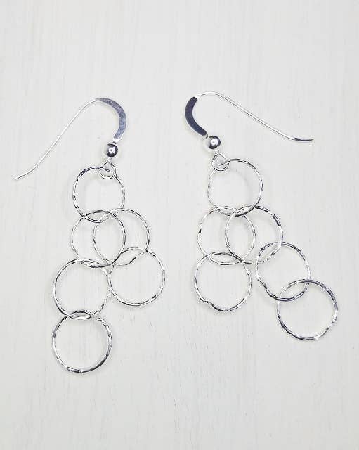 Silver Spheres Earrings