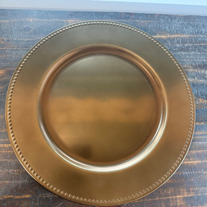 Bronze Plate Charter on tabletop