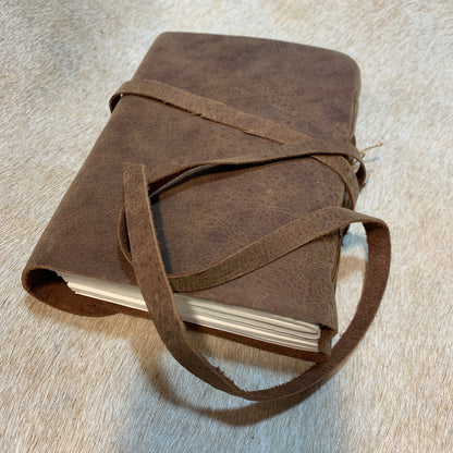 Leather Journal - Hand-Tied