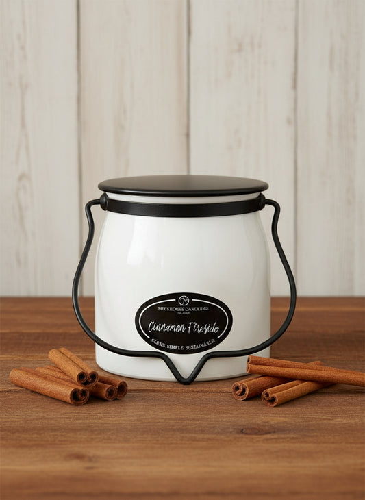 Cinnamon Fireside Jar Candle - 16 oz