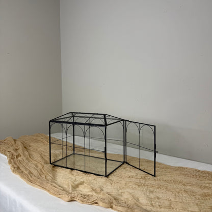 Glass Wedding Card Box with Slot