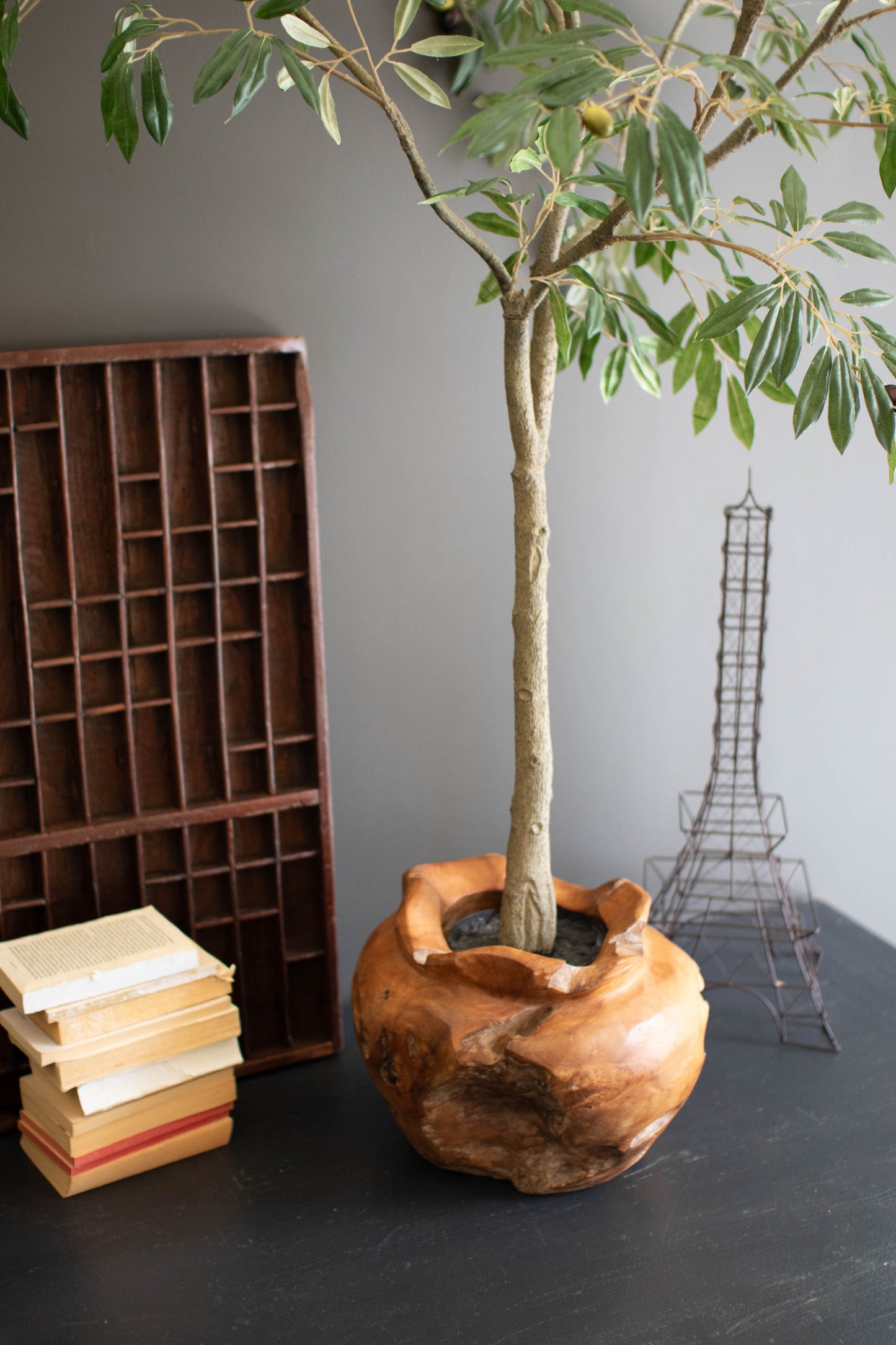 Teakwood Urn