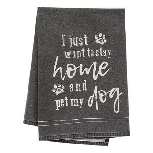 Home With Dog Dish Towel