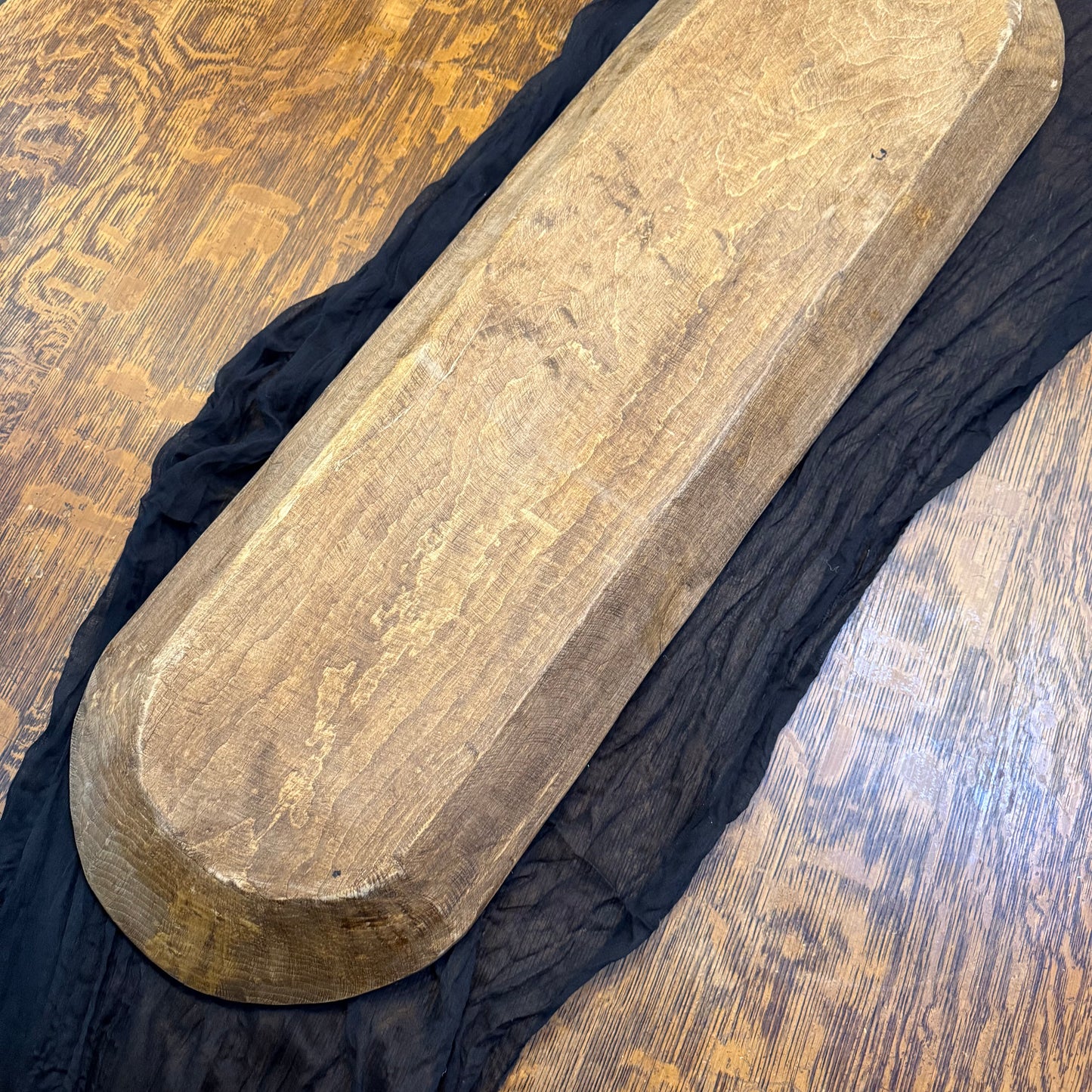 Vintage Style Dough Bowl - Large