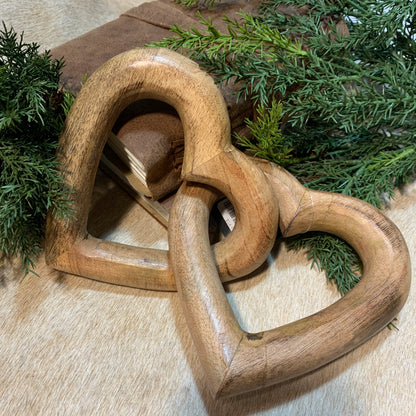 Wood Hearts - Interlocking