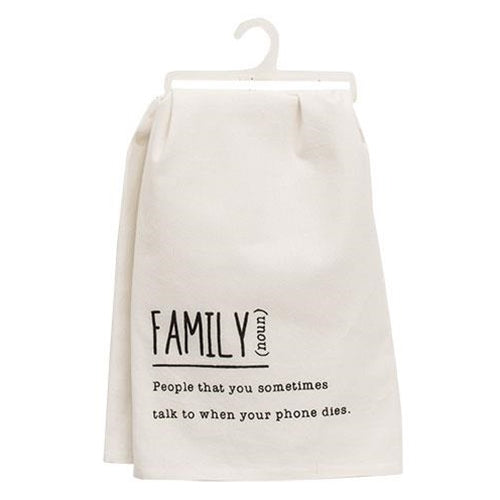 Family Definition Dish Towel