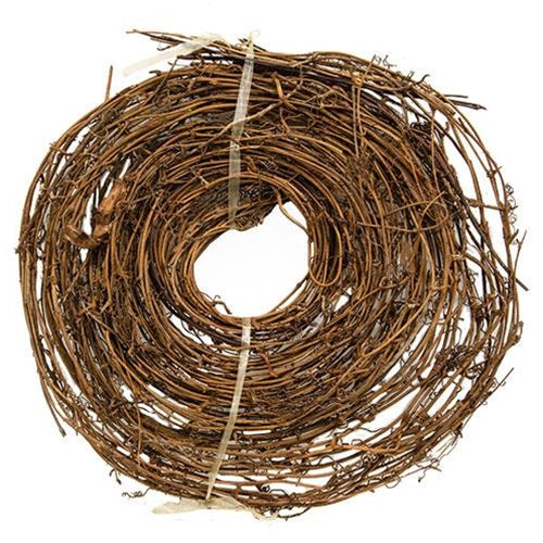 Rustic grapevine twig garland, 15 feet long