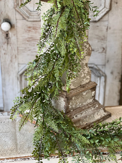 Faux greenery garland 