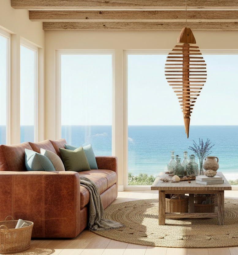 Hanging Wooden Fish Decor