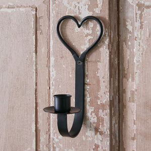 Heart Taper Candle Sconce1