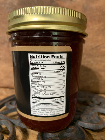 Strawberry Apple Ghost Pepper Jam