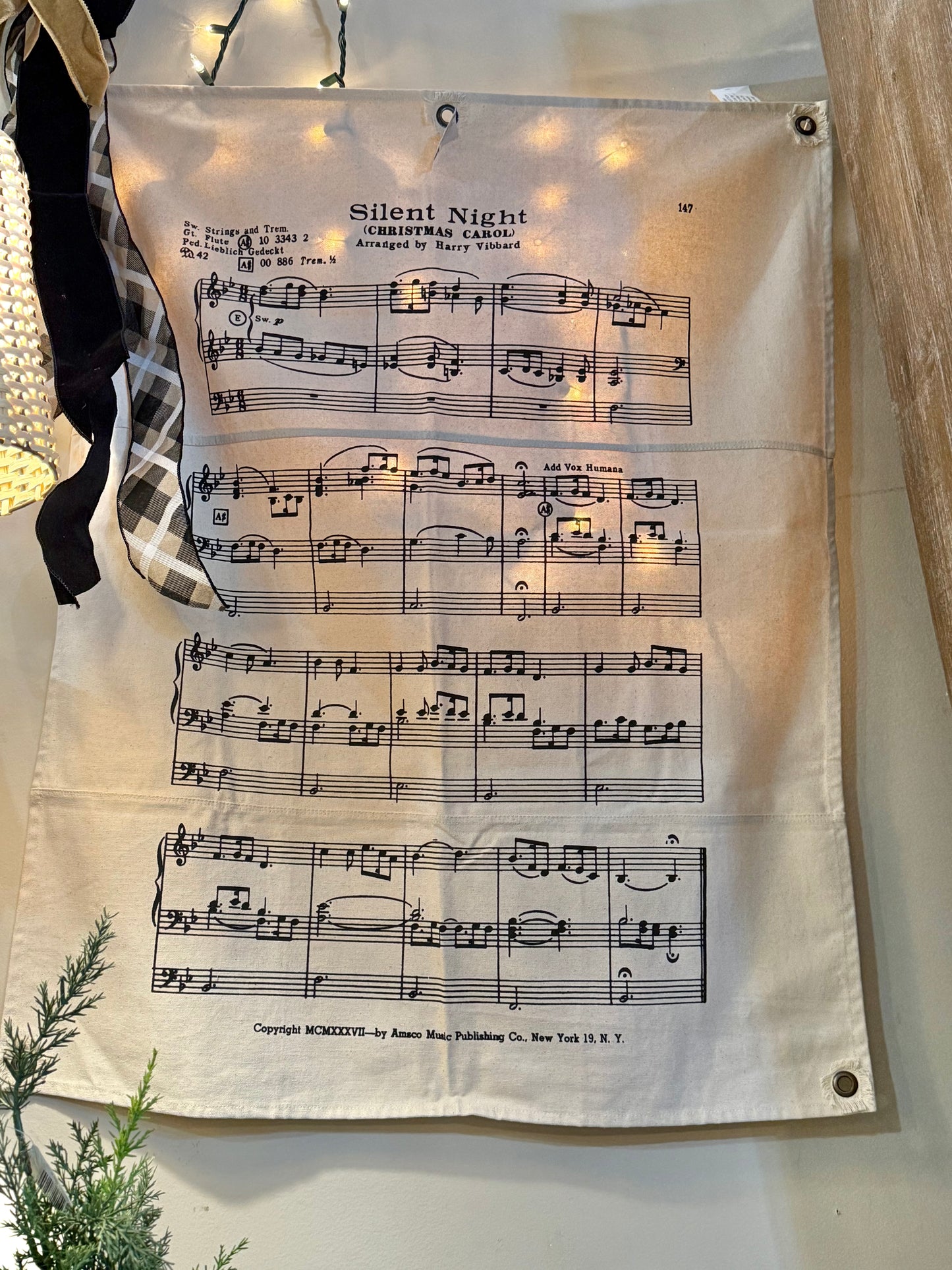 Silent Night Wall Hanging