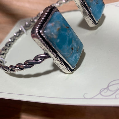 Turquoise/Silver Cuff Bracelet