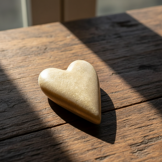 Gold Heart Home Decor Accent