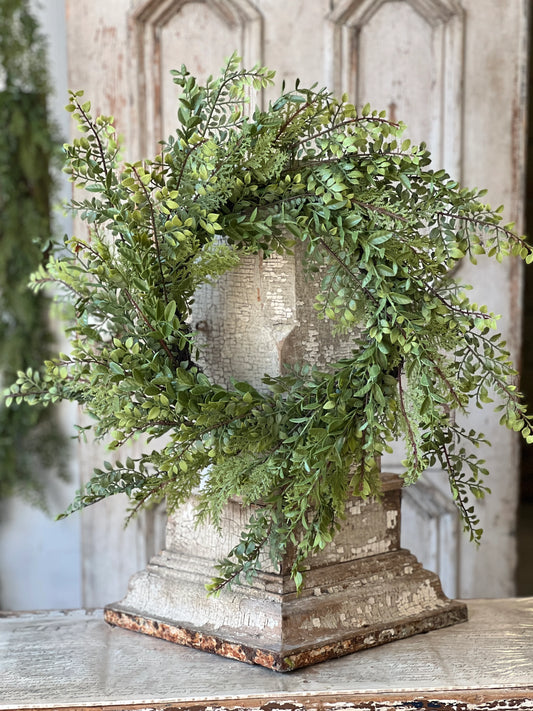 Rustic Style Faux Wreath