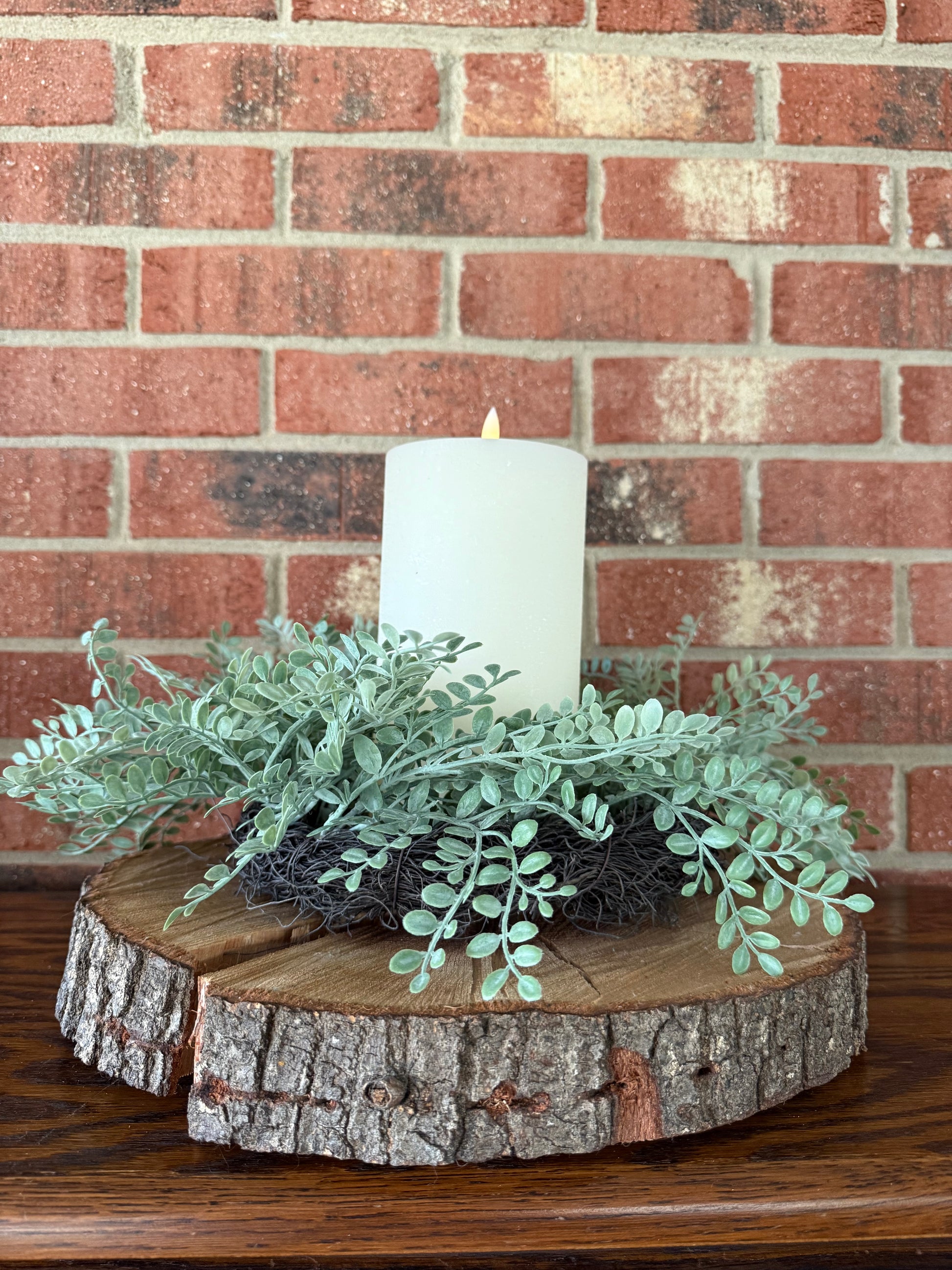 Modern rustic home decor - wood slab - wood charger