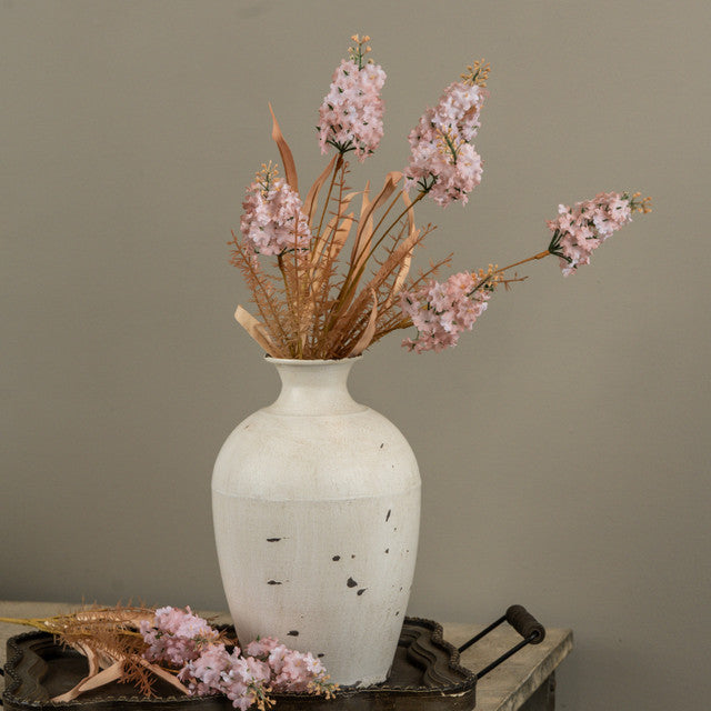 pink faux florals 