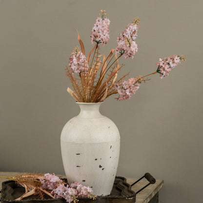 pink faux florals 