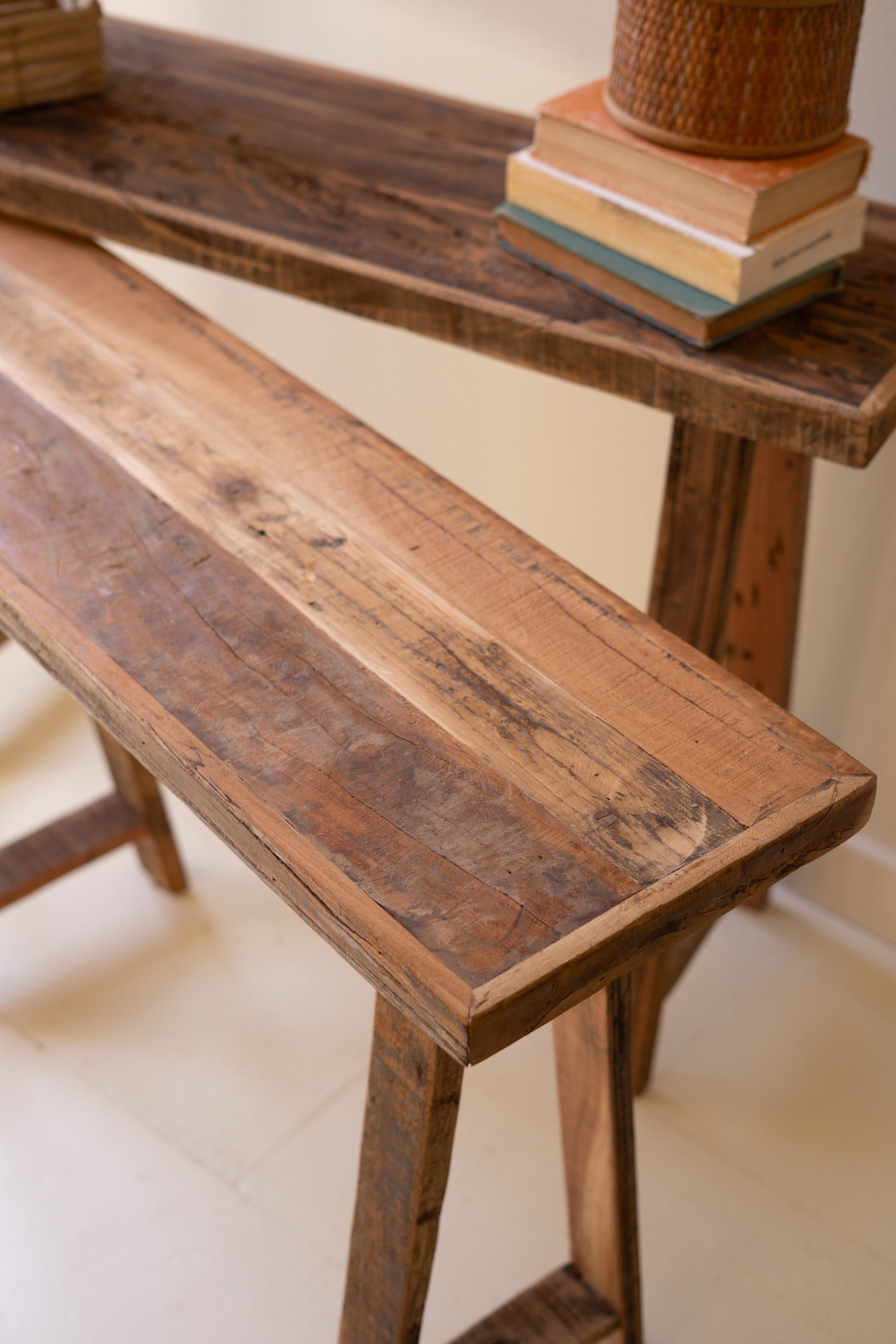 rustic decor - modern rustic consoles