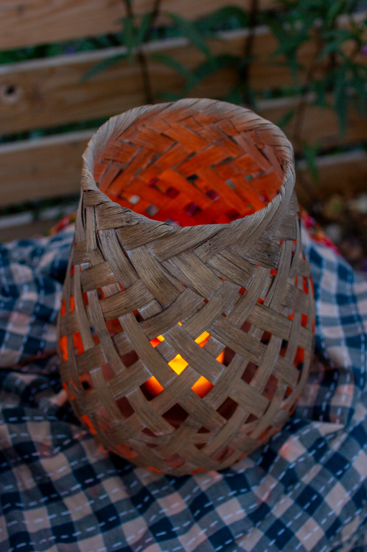 BambooLanternsSetof3WillowTreeandCompany- modern rustic home decor