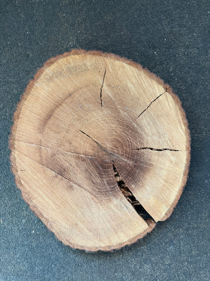 Rustic wood charger table decor