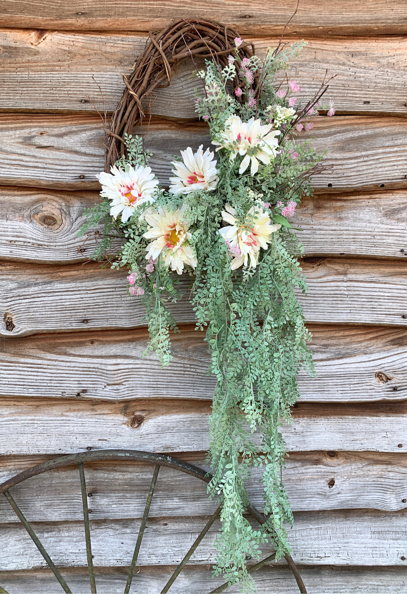 Modern Rustic Spring & Summer Wreath